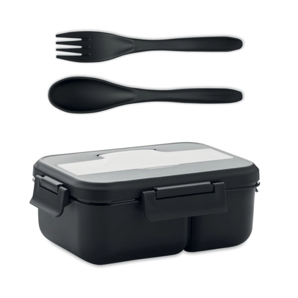 MAKAN, Lunch box et couverts en PP front