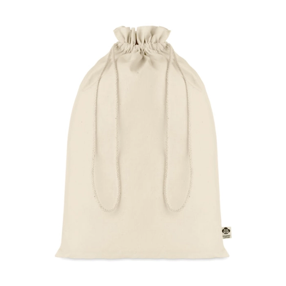 Sac cadeau grand format en coton bio - Charlie-L front