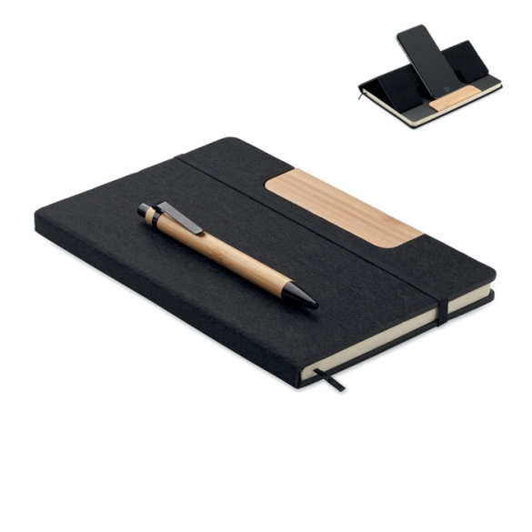 NOTEMIX, Carnet A5 RPET et stylo front