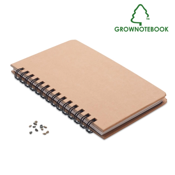 GROWNOTEBOOK™, Un carnet , un Pin front