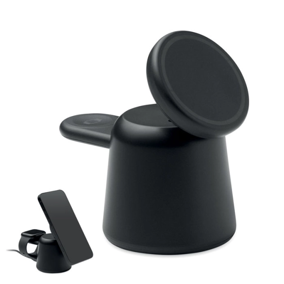 SIMPA, Chargeur sans fil 3 en 1 15W front