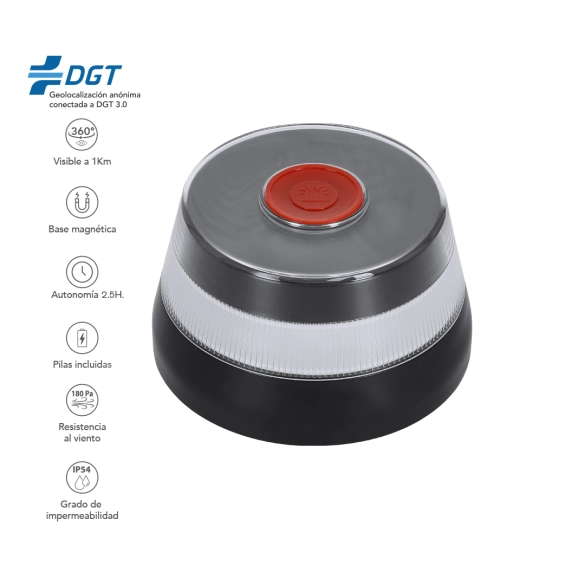 Lumière Urgence V16 Géolocalisée Pylon