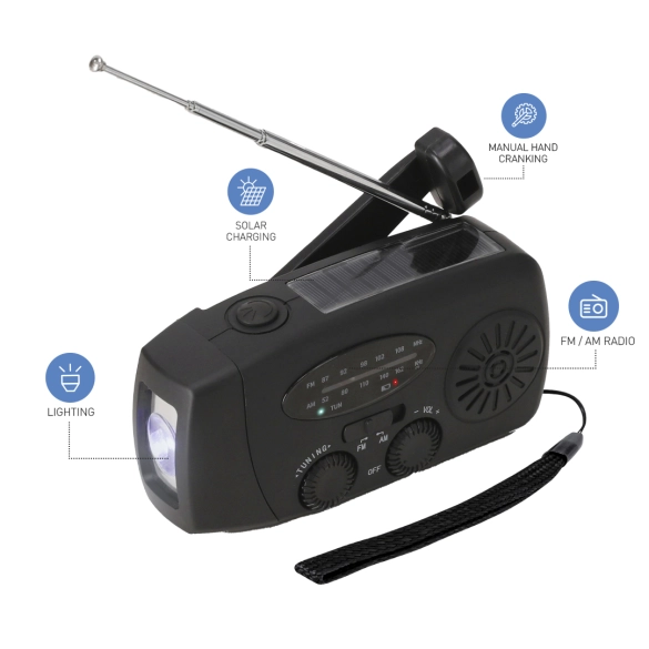 Radio d’Urgence Multifonction Cartney