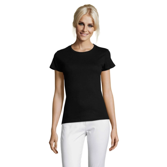 T-shirt femme col rond ajusté 150g - Sofia front