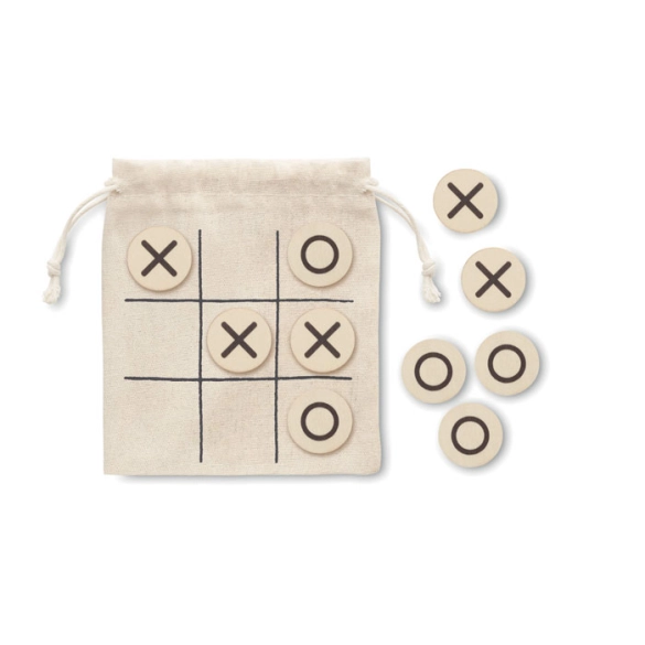 TOPOS, Jeu de morpion en bois front