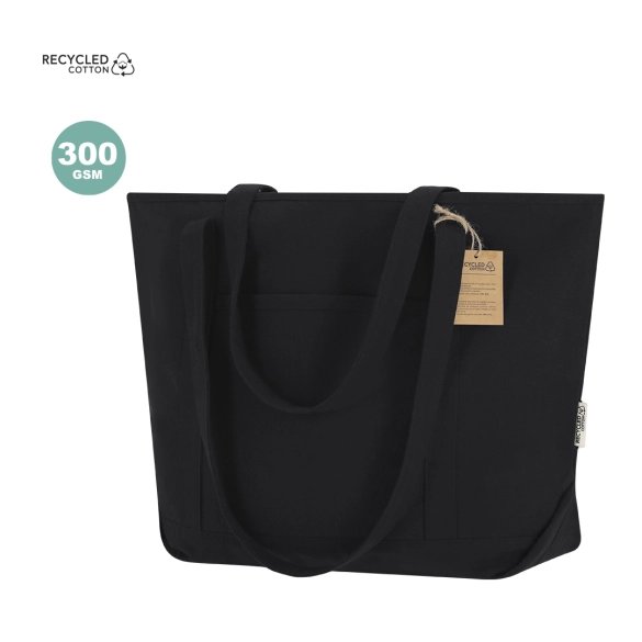 Sac shopping coton recyclé 300gr "Mulino"