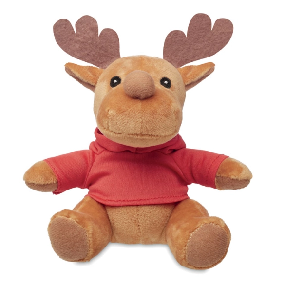 RUDOLPH, Renne en peluche avec capuche front