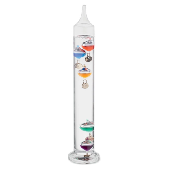 GALI, Thermomètre Galileo verre 28cm front