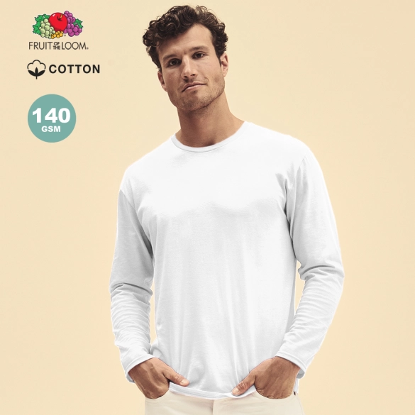 T-Shirt Adulte Blanc Iconic Long Sleeve T