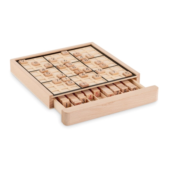 SUDOKU, Jeu de plateau sudoku en bois front