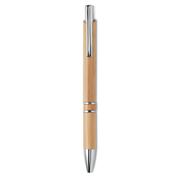 BERN BAMBOO, Stylo à bille en bambou. front