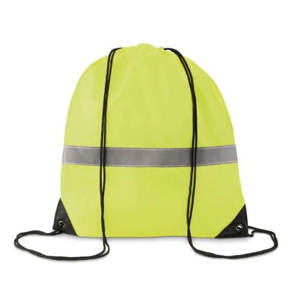 Sac à cordons avec bandes réfléchissantes - Fluor front