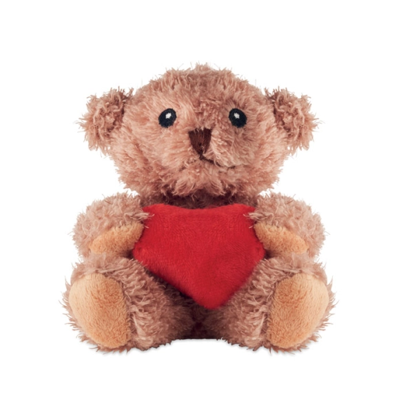 CUDDLE, Petit ours peluche avec cœur front