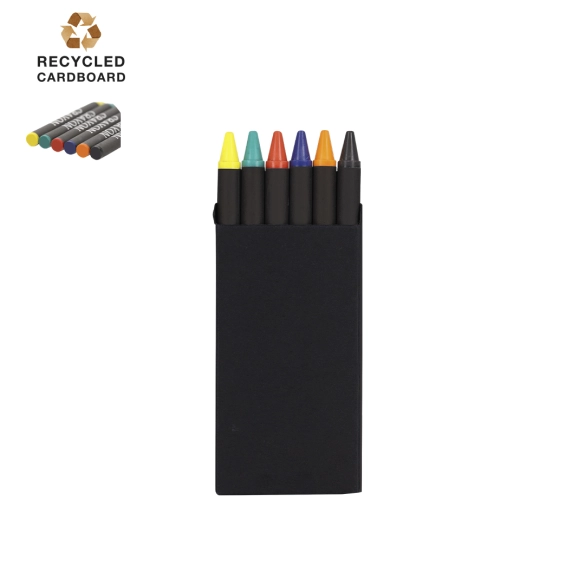 Boîte 6 crayons de cire "Visali"