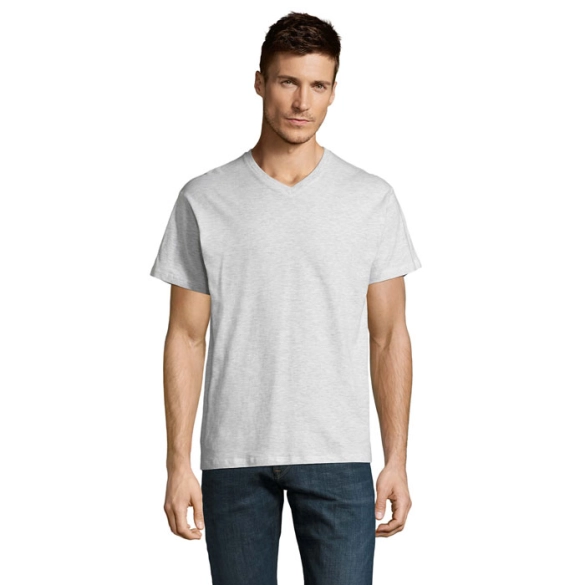 T-shirt homme coton en col ‘’v’’ - Win front