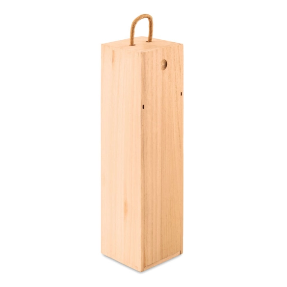 VINBOX, Coffret bouteille en bois front