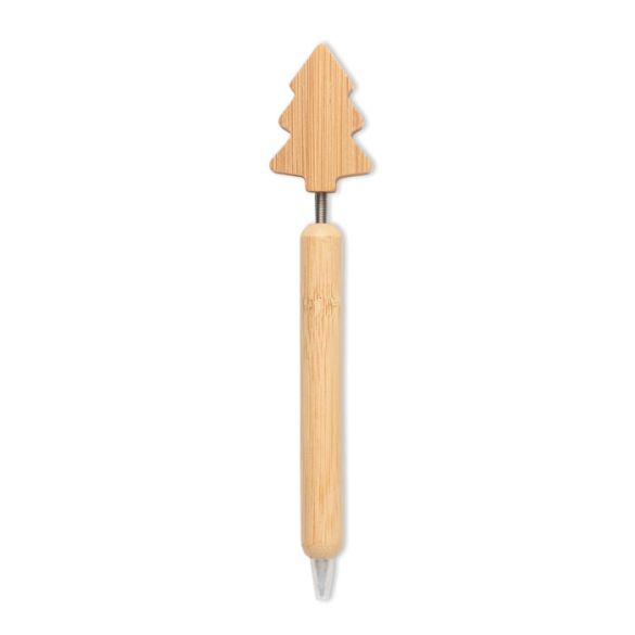 CHRISPEN, Stylo à bille sapin en bambou front
