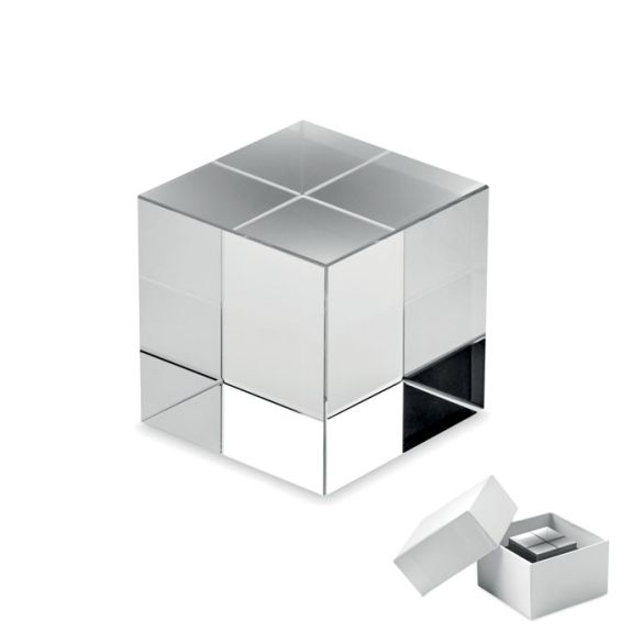 KUBEWARD, Trophée en verre Cube front