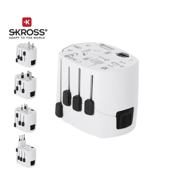 Adaptateur Voyage Universel Skross PRO 3-POLE