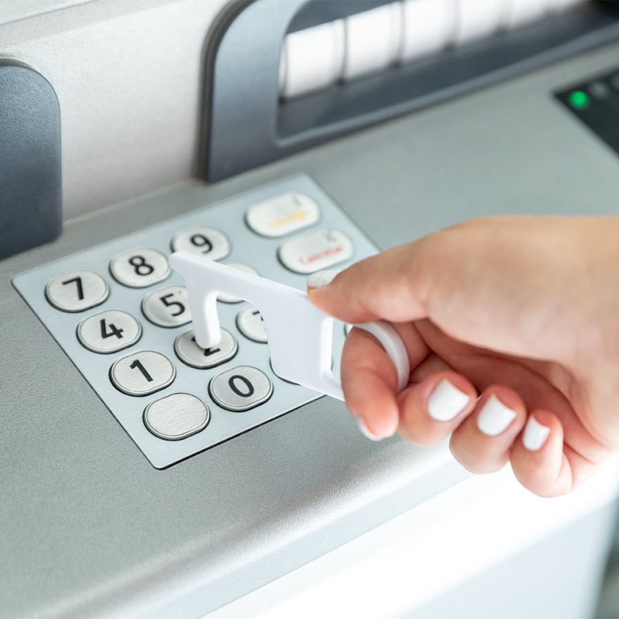 Porte-Clés Antibacterienne Anticontact Riken