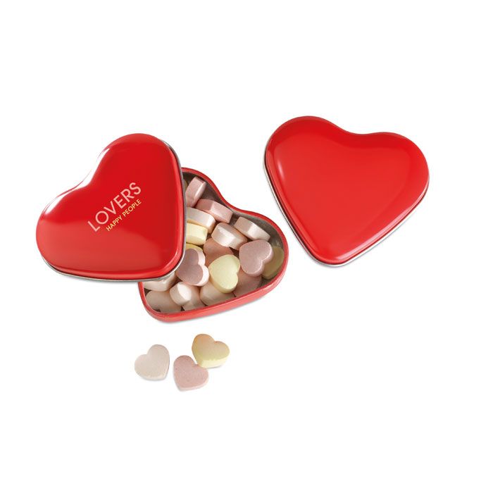 LOVEMINT, Boîte coeur avec bonbons