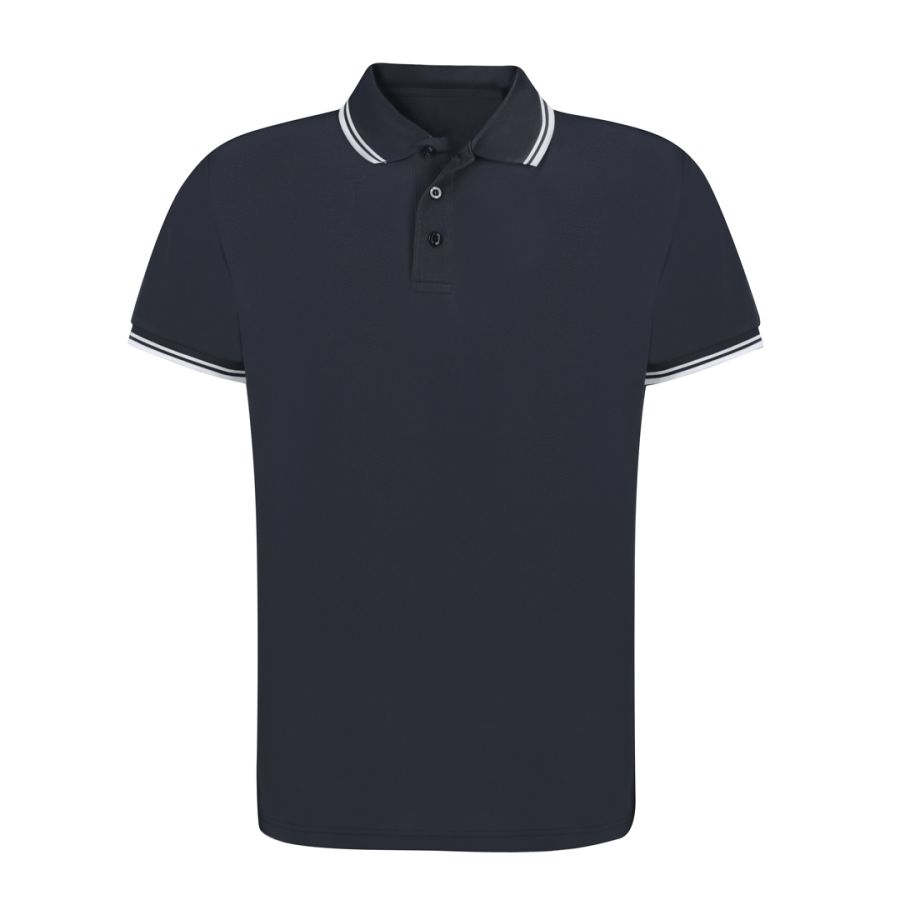 Polo technique avec liseré blanc 180gr "Liam"