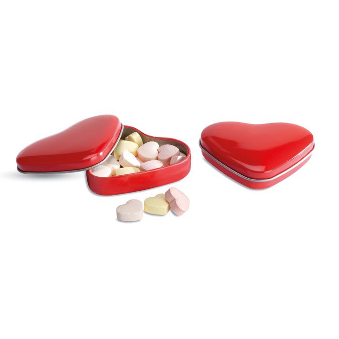 LOVEMINT, Boîte coeur avec bonbons