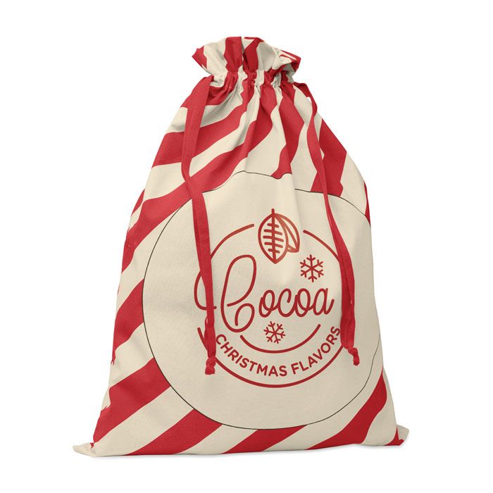 LAUKKU, Grand sac coton Père Noël