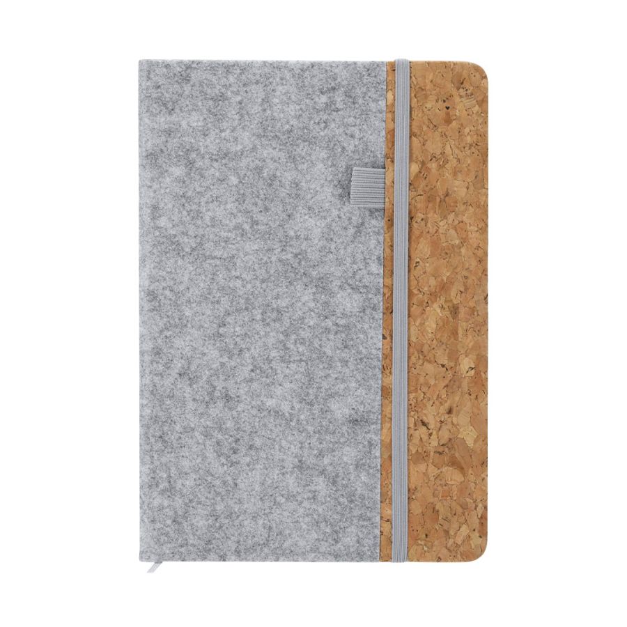 Carnet A5 feutrine et liège "Colcentir"