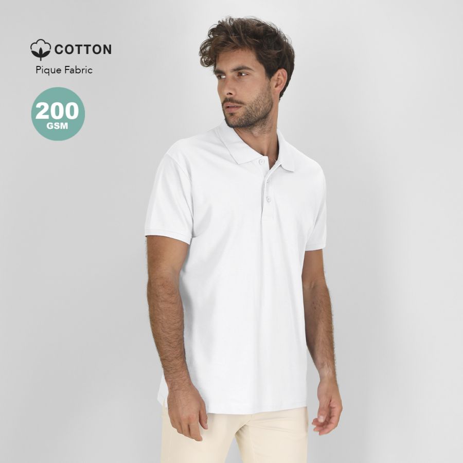 Polo Adulte Blanc Chaplin