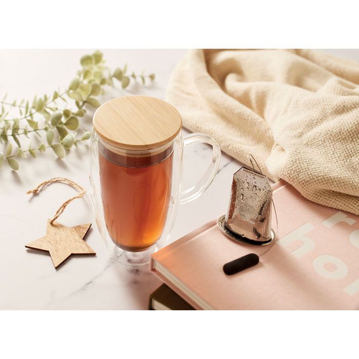 EXISTING NAME, Mug en verre double paroi 450ml