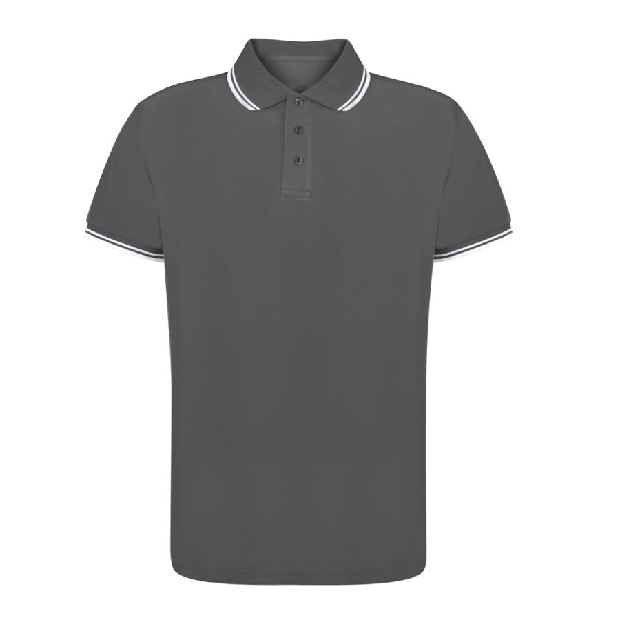 Polo technique avec liseré blanc 180gr "Liam"