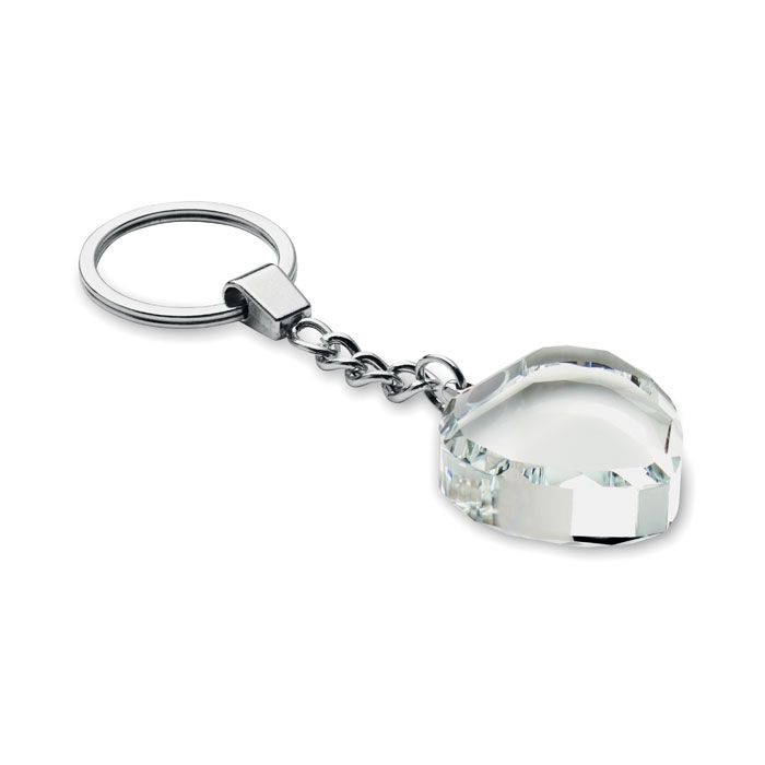 HEARTWARD, Porte-clés cœur en verre