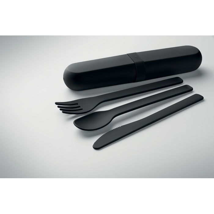 BITEFUL, Set de couverts et étui en PLA