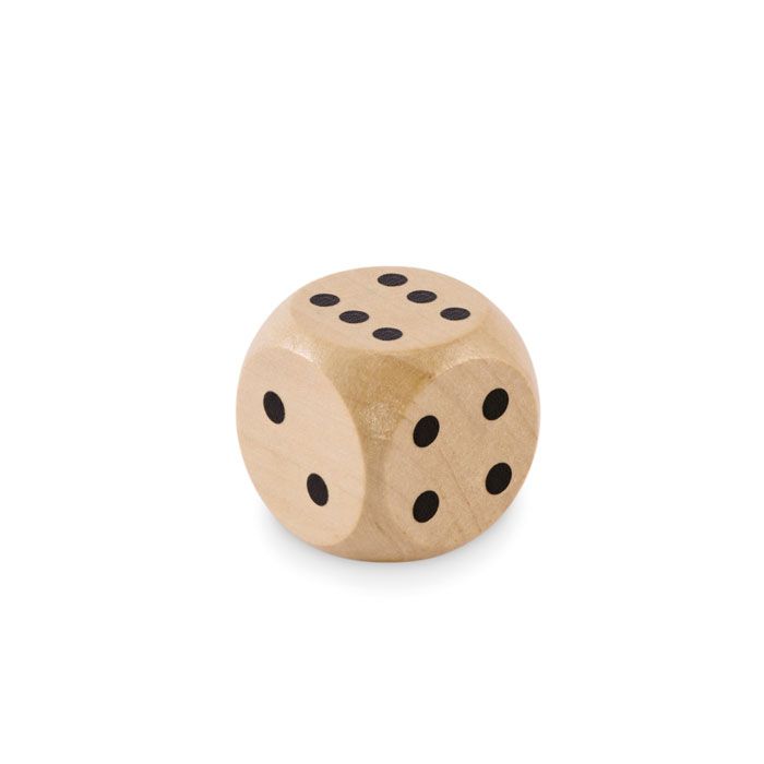 DADIN, Dés en bois Schima 3cm dia