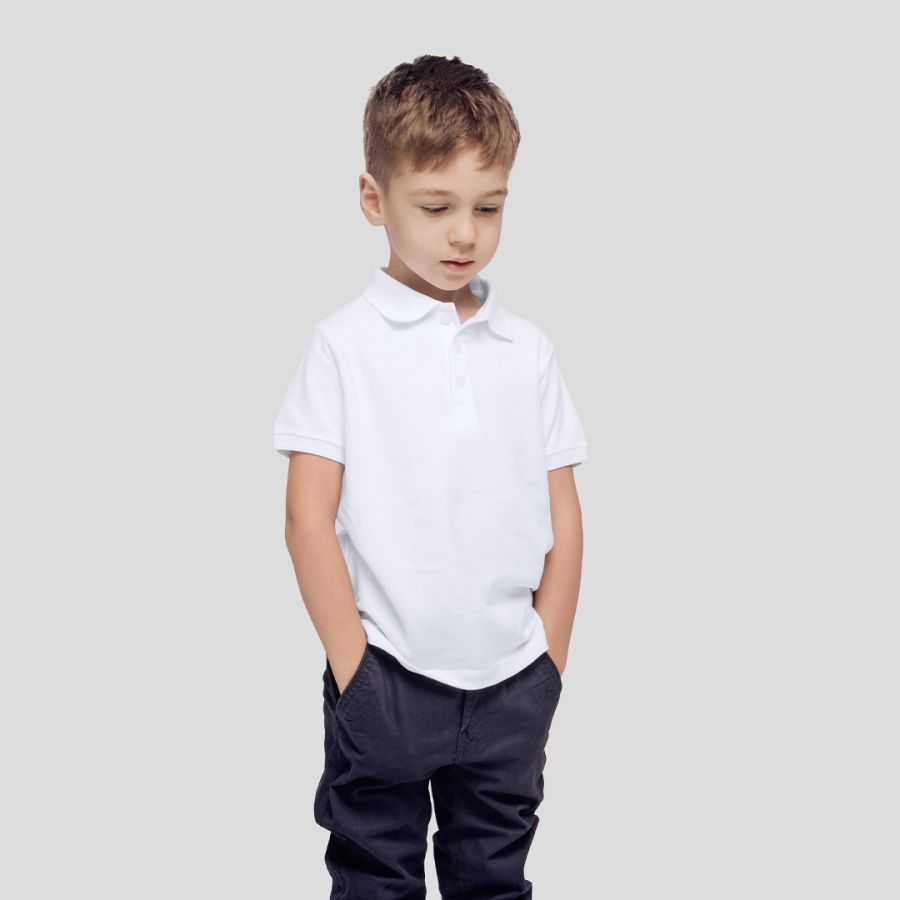 Polo Enfant Blanc "keya" YPS180