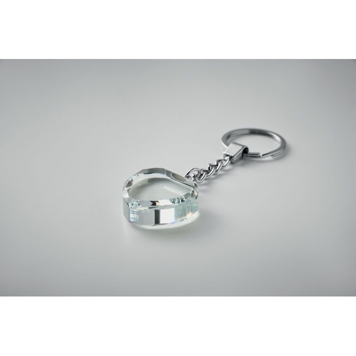HEARTWARD, Porte-clés cœur en verre