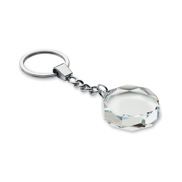 ROUNDWARD, Porte-clés rond en verre