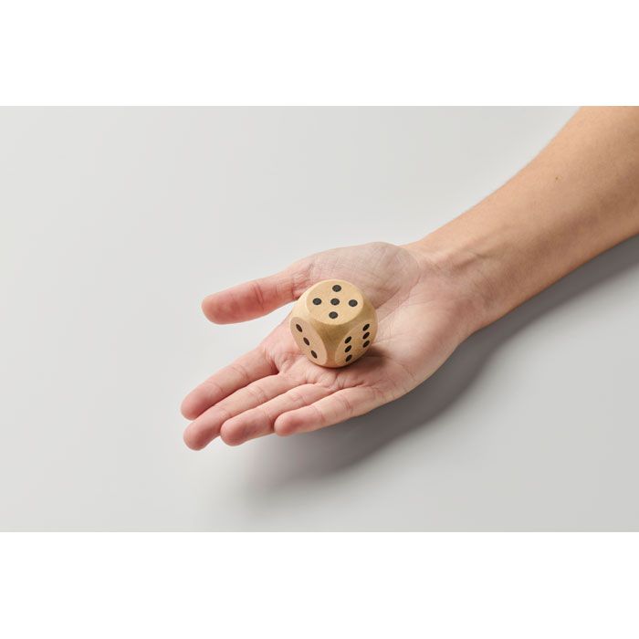 DADIN, Dés en bois Schima 3cm dia