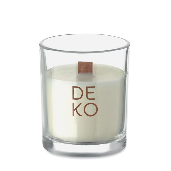 KIVAS WOOD, Bougie en cire végétale 80 gr