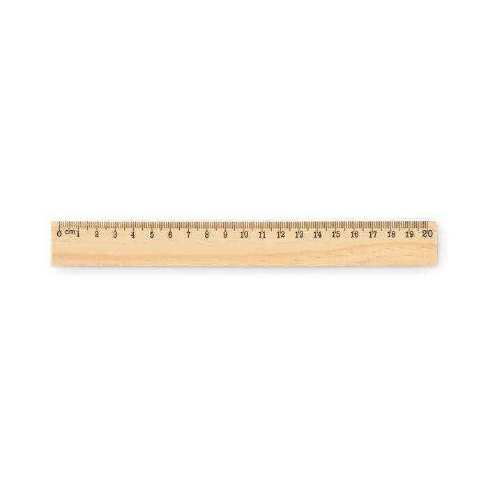 RULER20, Règle en bois 20cm