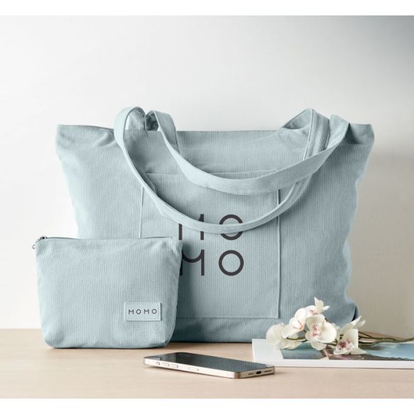 CORDY G, Grand sac shopping en velours