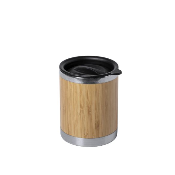 Gobelet isotherme avec finition bambou 300ml "Tikagob"