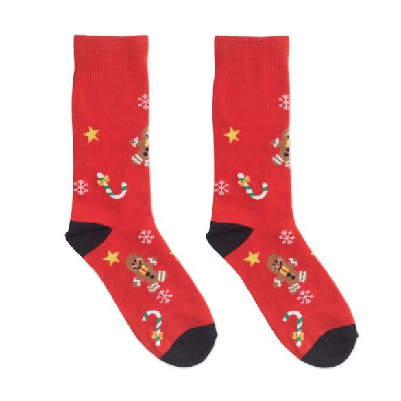 SOC MEDIUM, Paire de chaussettes de Noël M