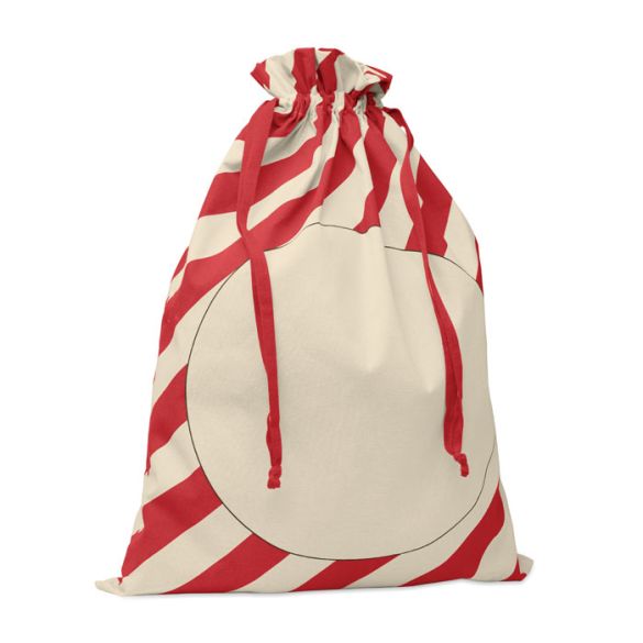 LAUKKU, Grand sac coton Père Noël