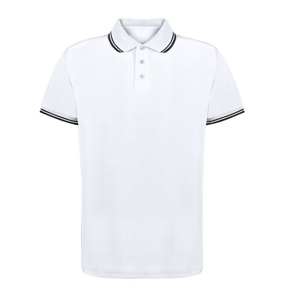 Polo technique avec liseré blanc 180gr "Liam"