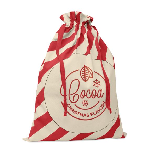 LAUKKU, Grand sac coton Père Noël