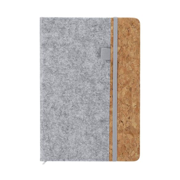 Carnet A5 feutrine et liège "Colcentir"