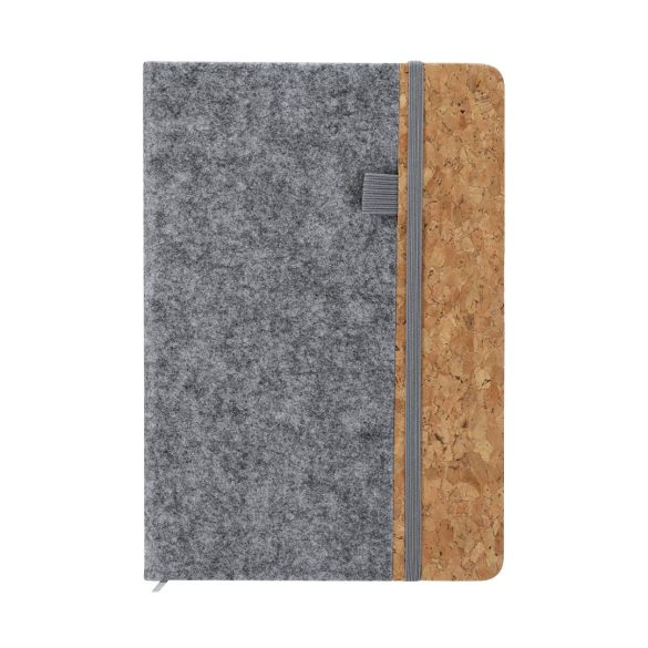 Carnet A5 feutrine et liège "Colcentir"