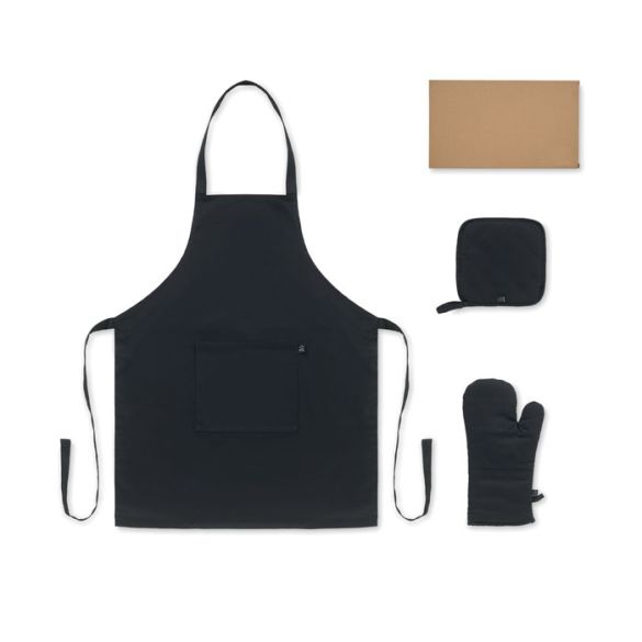 GALA SET, Set de cuisine en coton recyclé